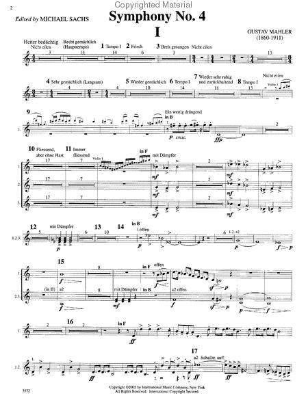 Symphonic Works, Complete Trumpet Parts - Volume II (Symphonies No. 4-6)